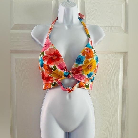 Shade & Shore Bikini Top Double Front Knot 38D - Picture 12 of 16